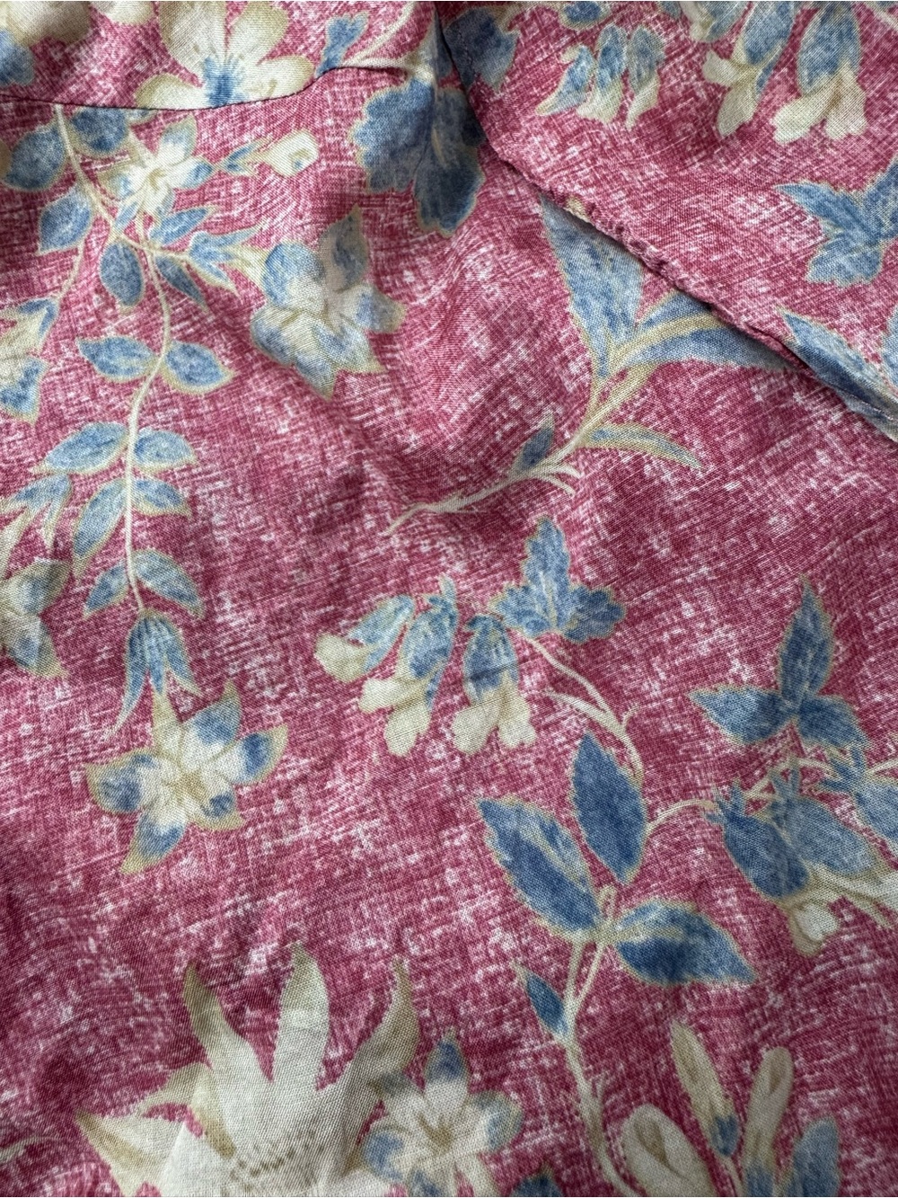 Vintage Lauren Ralph Lauren Floral Ruffle Wrap Tie Blouse XS - Picture 4 of 10